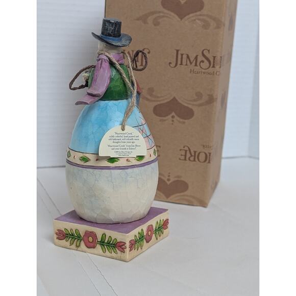 Jim Shore "Warm And Cozy" Snowman With Bird And Birdhouse. - Picture 5 of 12